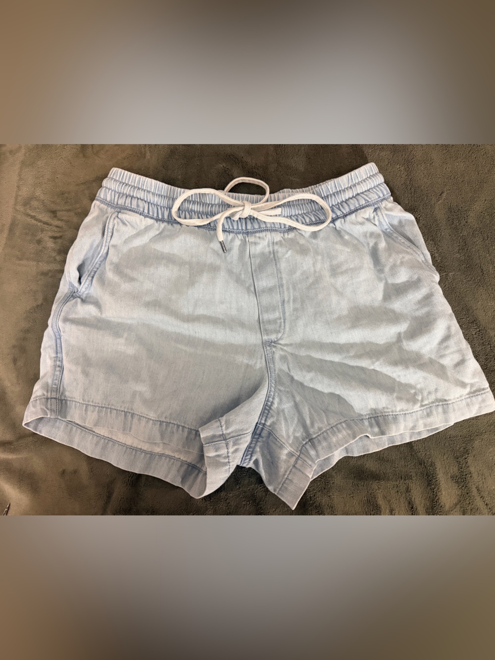 GAP Light Blue Drawstring Athletic Shorts